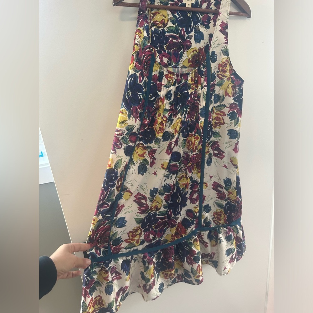 Flowy floral short dress. Tiny brand from Anthropologie. New without tags. - Picture 6 of 9